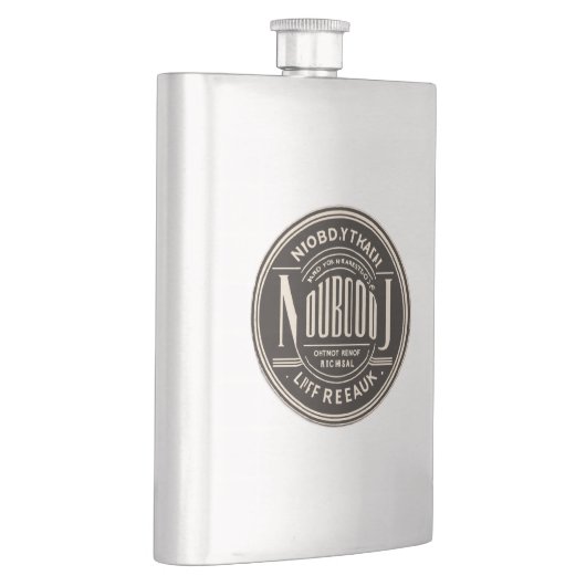 Flasque #WhiskeyLoversClassicFlask (Droite)