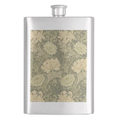 Flasque William Morris Chrysanthemum Fleur d'âge (devant)