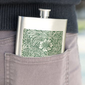 Flasque william morris marigold vert floral fleur (En situation)