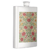 Flasque William Morris Rose & Oiseaux Chintz Rouge (Droite)
