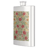 Flasque William Morris Rose & Oiseaux Chintz Rouge (Gauche)