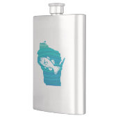 Flasque Wisconsin Wisconsin Pêche (Gauche)