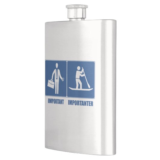 Flasque Work Is Important, Standup Paddling Is Importateur (Gauche)