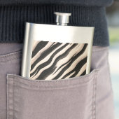 Flasque Zebra raye une texture transparente + vos idées (En situation)