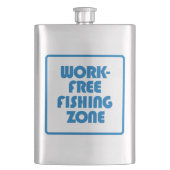 Flasque Zone de pêche sans travail (devant)