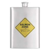 Flasque Zone de pêche saumon (devant)