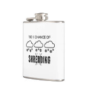 Flasques 100% De Chance De Shredding Météo Prévision Ski (Gauche)