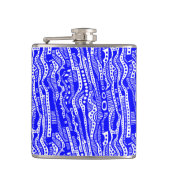 Flasques 120115 - Bleu sur blanc (Devant)