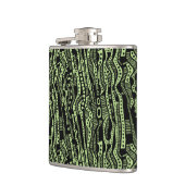 Flasques 120115 - Noir sur vert clair b8da89 (Gauche)