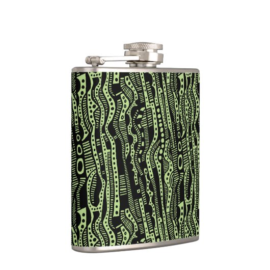 Flasques 120115 - Noir sur vert clair b8da89 (Droite)