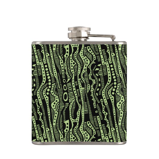 Flasques 120115 - Noir sur vert clair b8da89 (Dos)