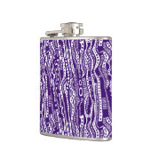 Flasques 120115 - Violet profond sur blanc (Gauche)