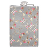 Flasques 16e anniversaire du Mariage Péridot, cire et stati (Dos)