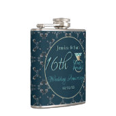 Flasques 16e anniversaire du Mariage Peridot Silvery (Droite)