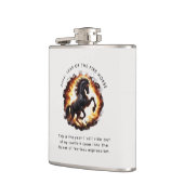 Flasques 2026 Year of the Fire Horse Motivational Quote (Gauche)
