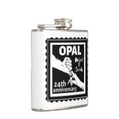 Flasques 24e anniversaire du mariage opal traditionnel (Droite)