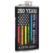 Flasques 250 Ans de Drapeau de Fierté LGBT Américain 250e A (Droite)