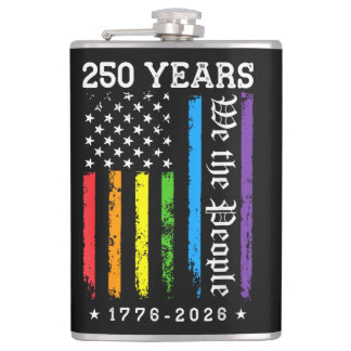 Flasques 250 Ans de Drapeau de Fierté LGBT Américain 250e A