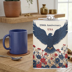 Flasques 250 ans de l'Aigle américain patriotique américain