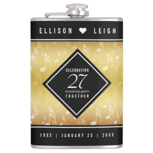 Flasques 27e anniversaire du Mariage de musique