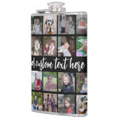 Flasques 28 Grille de collage photo - Texte de script - noi (Gauche)