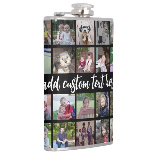 Flasques 28 Grille de collage photo - Texte de script - noi (Droite)