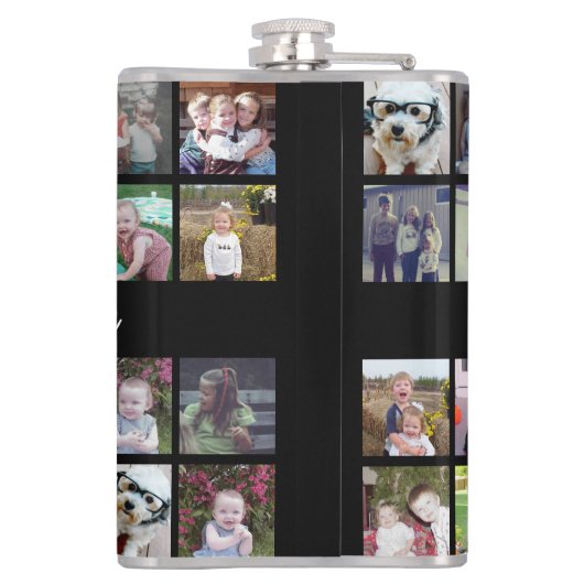 Flasques 28 Grille de collage photo - Texte de script - noi (Dos)