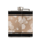 Flasques 28e anniversaire du Mariage de lin élégant (Dos)