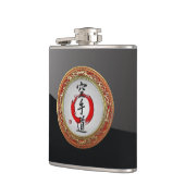 Flasques [400] Calligraphie japonaise - Karate-do (Gauche)