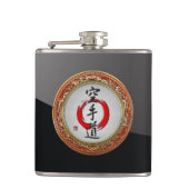 Flasques [400] Calligraphie japonaise - Karate-do (Devant)