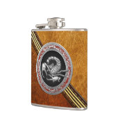 Flasques [400] Scorpion d'argent sacré sur noir (Gauche)