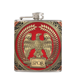 Flasques [500] Aigle impérial romain d'or