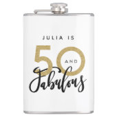 Flasques 50 ans et fabuleux anniversaire de style (Devant)