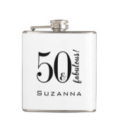 Flasques 50 et fabuleuse Typographie Noire moderne (Devant)