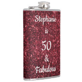 Flasques 50 Et Fabuleux Anniversaire Bourgogne Parties scin (Droite)