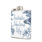 Flasques 50 & Fabuleux Anniversaire Cinquantième 50ème Fête (Gauche)