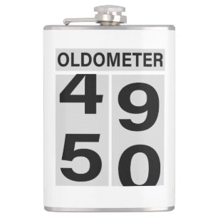 Flasques 50e anniversaire Oldomètre