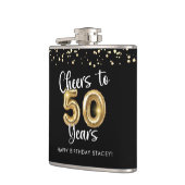 Flasques 50e anniversaire Soeurs à 50 ans Black Gold (Gauche)