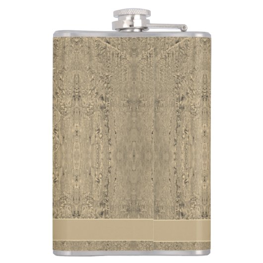 Flasques 5e anniversaire Mariage "Bois" (Dos)