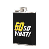 Flasques 60 Alors quel Inspirational Funny 60e anniversaire (Gauche)