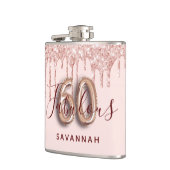 Flasques 60 fabuleuse fête d'anniversaire rose parties scin (Gauche)