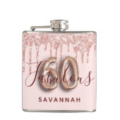 Flasques 60 fabuleuse fête d'anniversaire rose parties scin (Devant)