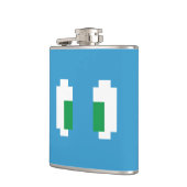 Flasques 8 Bits Pixel Manga Yeux verts (Gauche)