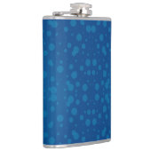 Flasques A blue hip flask with a silver cap (Droite)