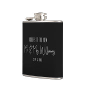 Flasques À la nouvelle...Fiole enveloppée de vinyle (Gauche)