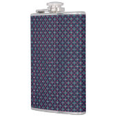 Flasques A stylish flask with a geometric pattern  (Gauche)