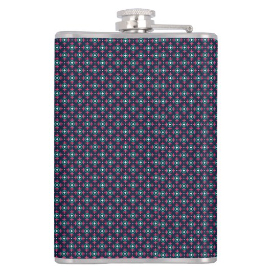 Flasques A stylish flask with a geometric pattern  (Dos)