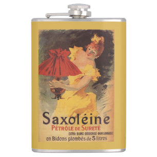 Flasques Abat-jour de rouge d'huile de lampe de Saxoleine