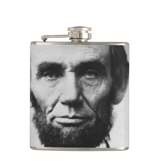 Flasques Abraham Lincoln Portrait (Devant)