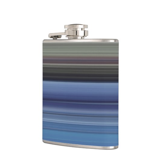 Flasques Abstract #1: Blue and grey (Gauche)